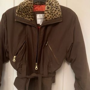 Andrew Marc XS Thermolite belted jacket